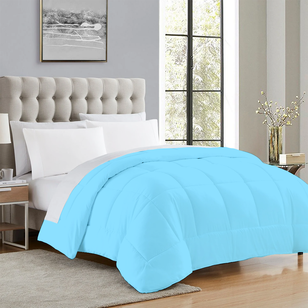 Comfy Light Blue Comforter 400 GSM Sateen