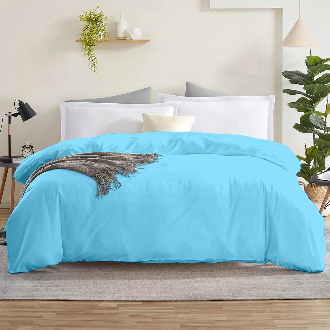 Light Blue Duvet Cover 