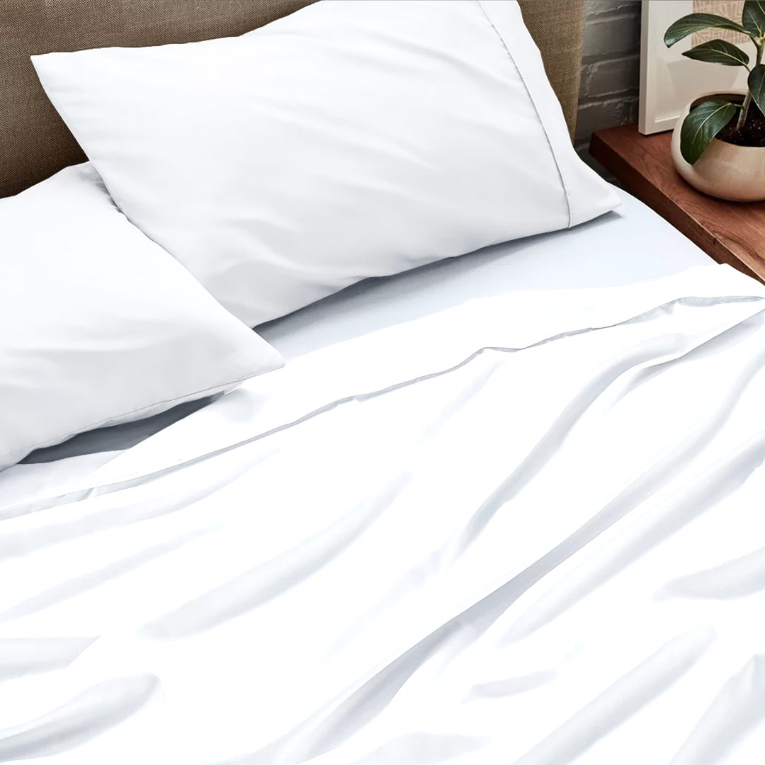 Oversized King Flat Sheets (1 -Piece) - 400 TC