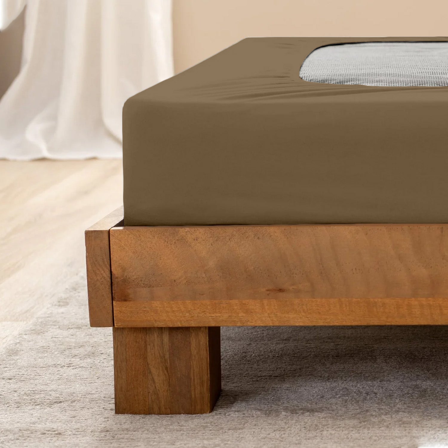 Taupe Box Spring Cover