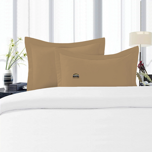 Pillowshams Solid Comfy Sateen Taupe