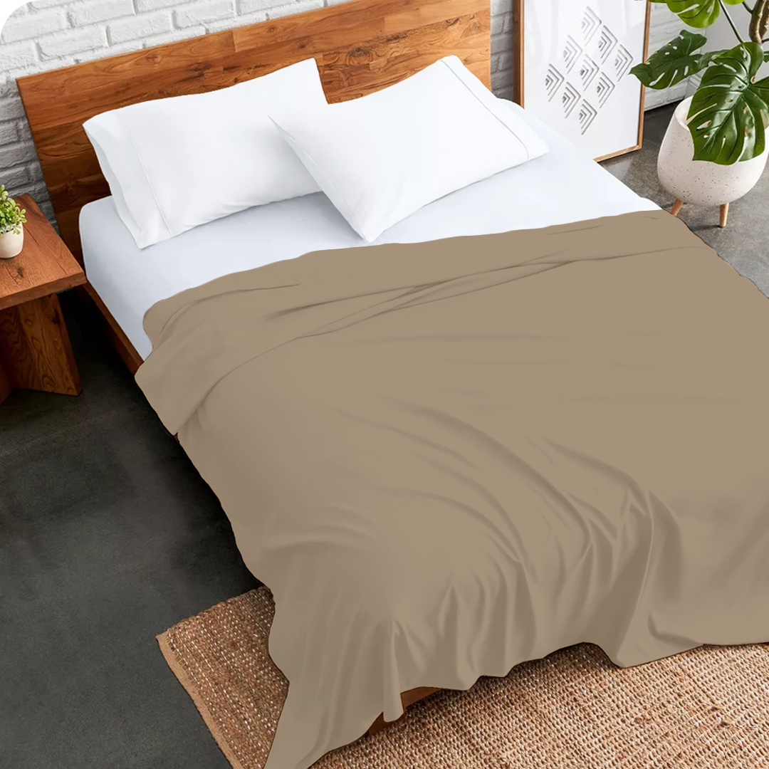 Oversized King Flat Sheets (1 -Piece) - 400 TC