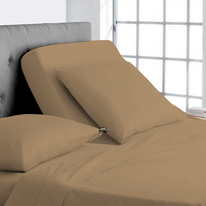 Taupe Top Split Sheet Set 34 Inches Bliss