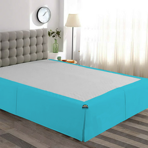 Turquoise Bed Skirt Solid (Comfy 300TC)