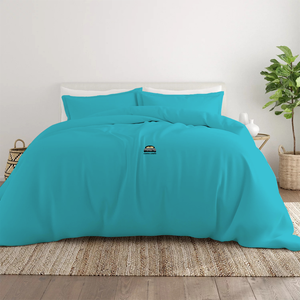 Turquoise Duvet Cover Set Comfy Sateen