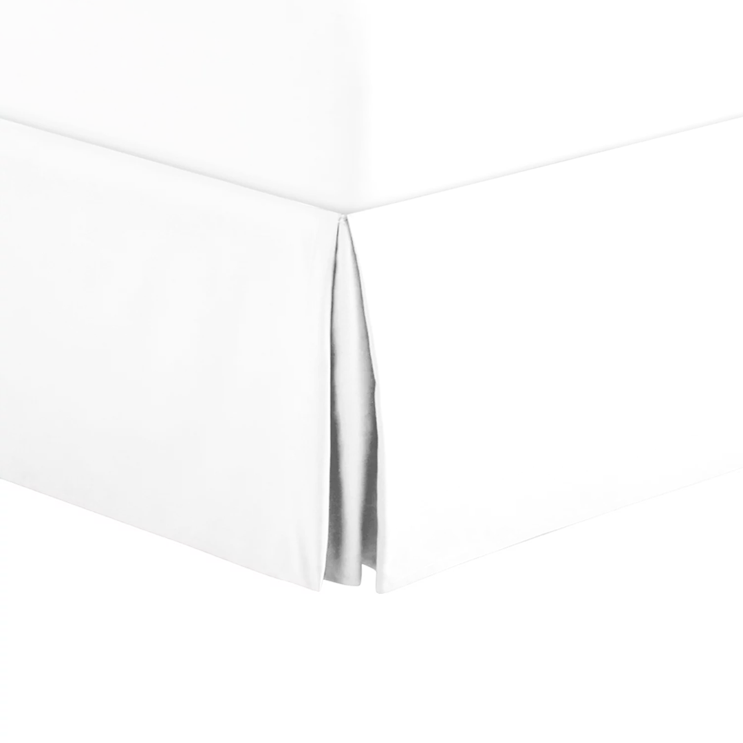White Bed Skirt Solid (Bliss 400 Thread Counts)
