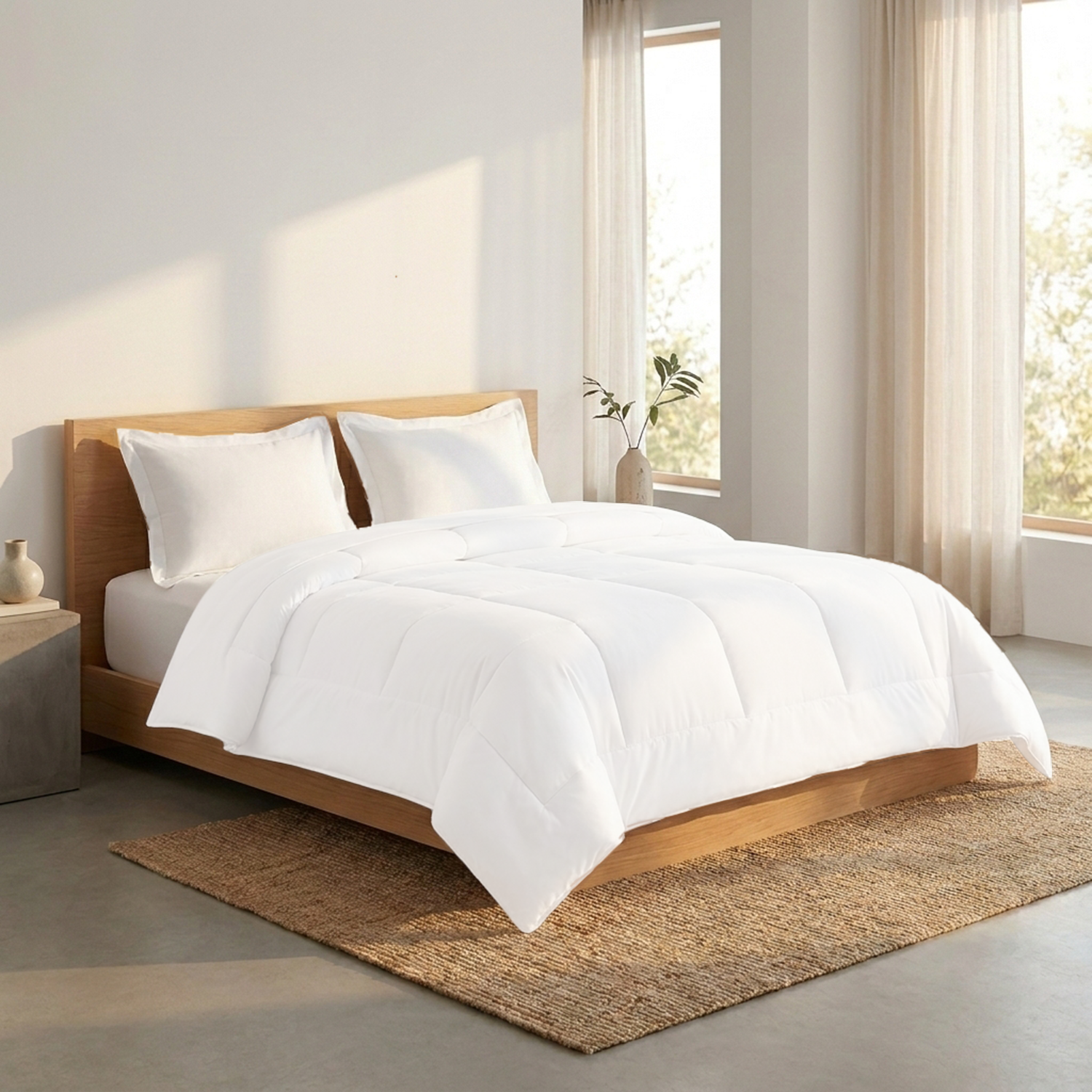 Cotton White Comforter