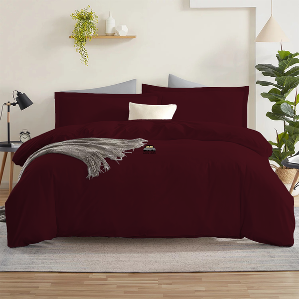 Wine Duvet Cover Set AanyaLinen