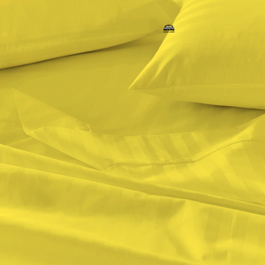Yellow Stripe Sheet Set Comfy Sateen