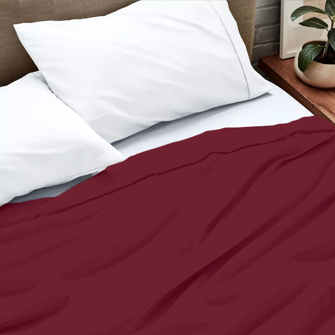Oversized King Flat Sheets (1 -Piece) - 400 TC