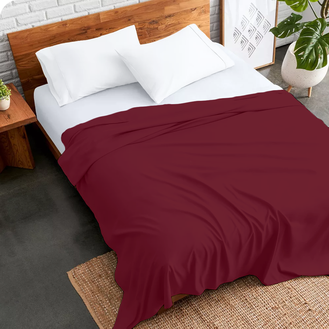 Oversized King Flat Sheets (1 -Piece) - 400 TC