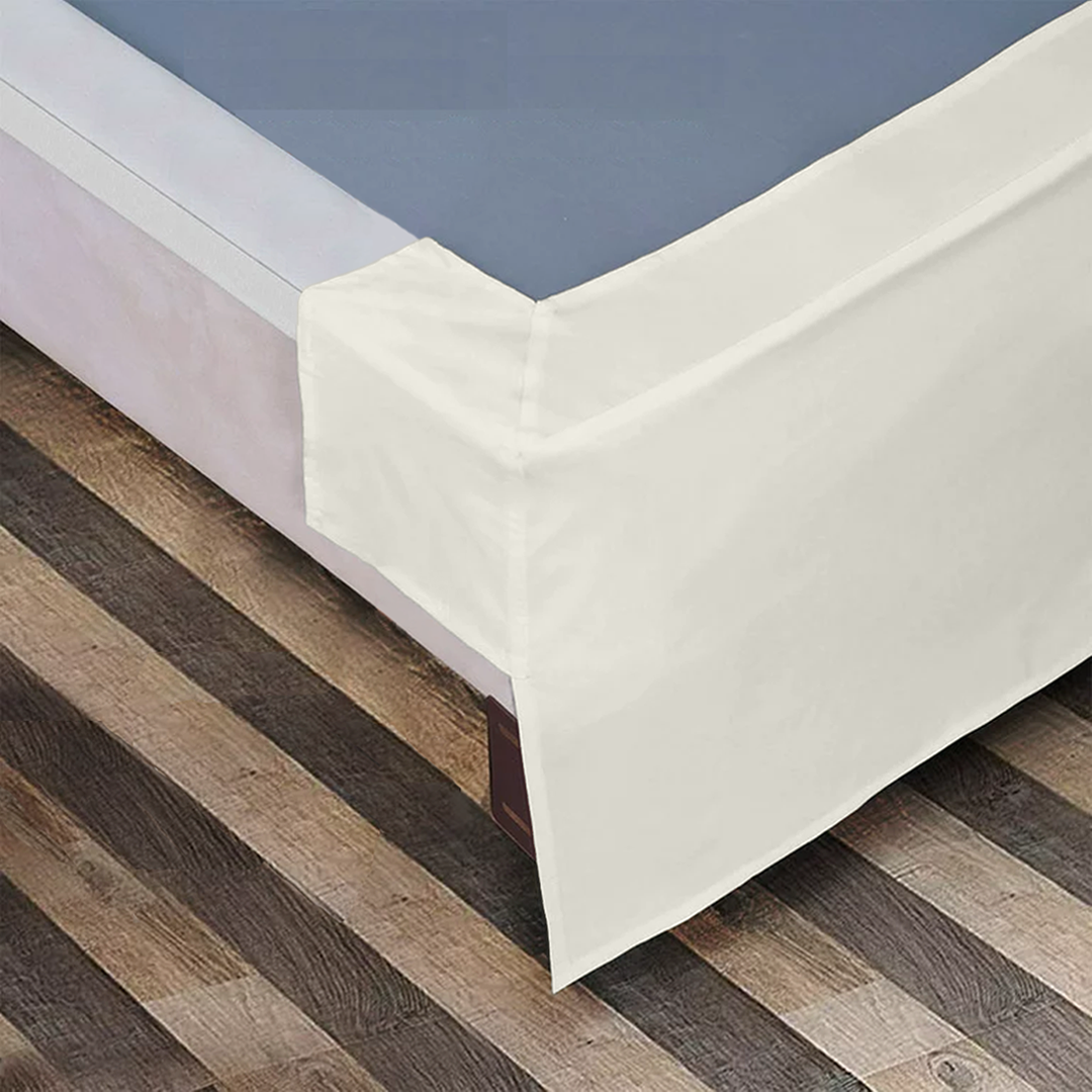 Ivory Bed Skirt Solid Bliss