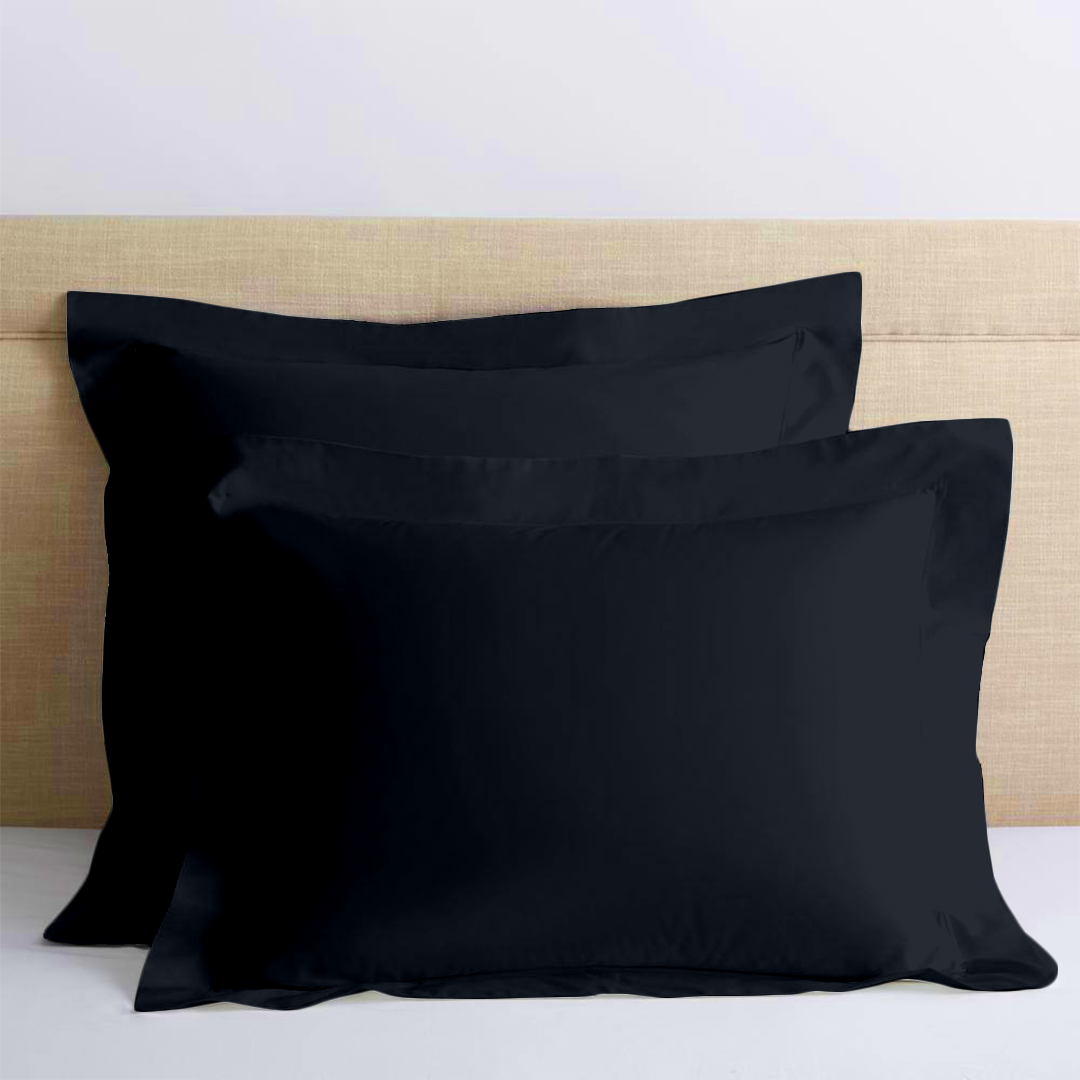 Navy Blue Euro Shams Solid