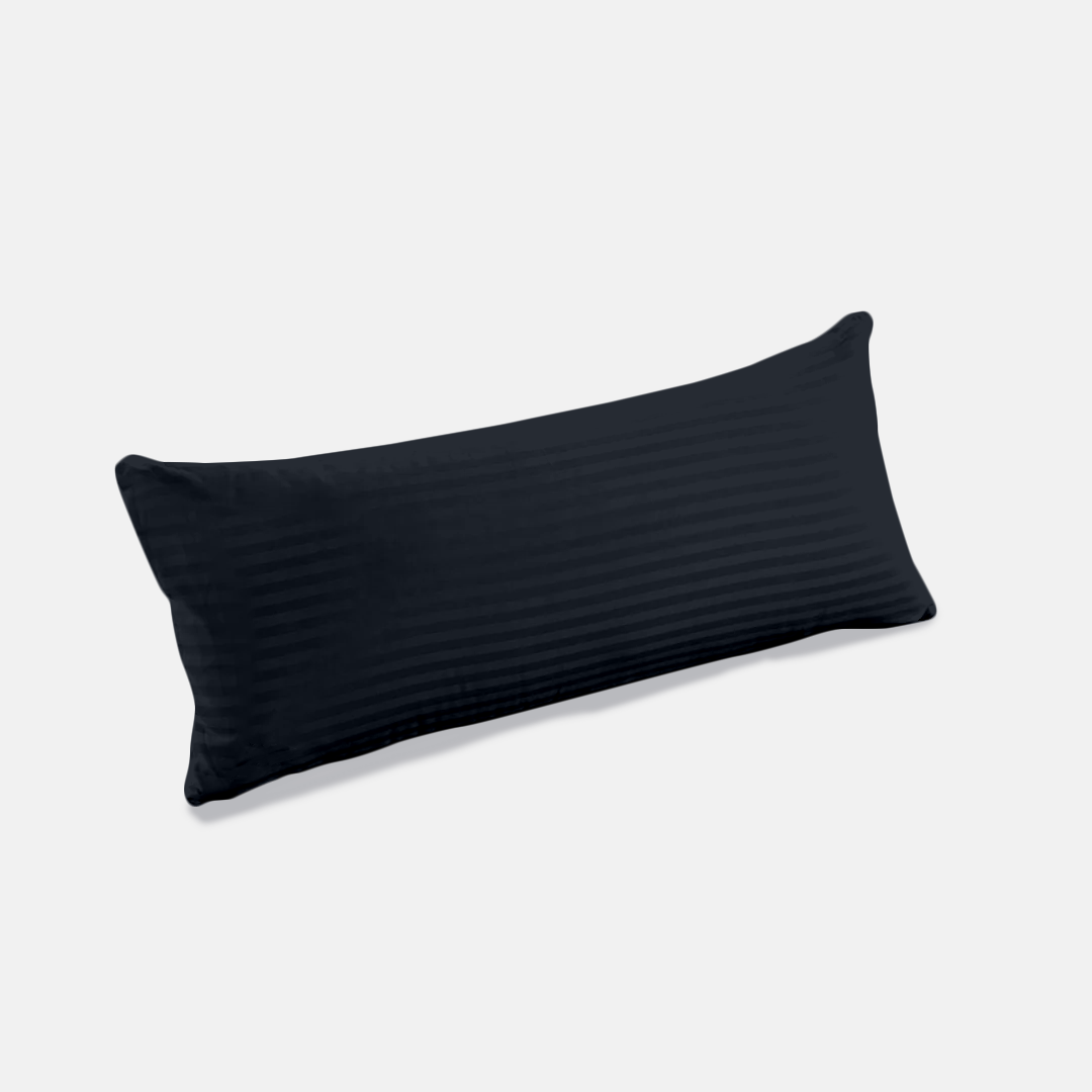 Navy Blue Stripe Body Pillow Cover