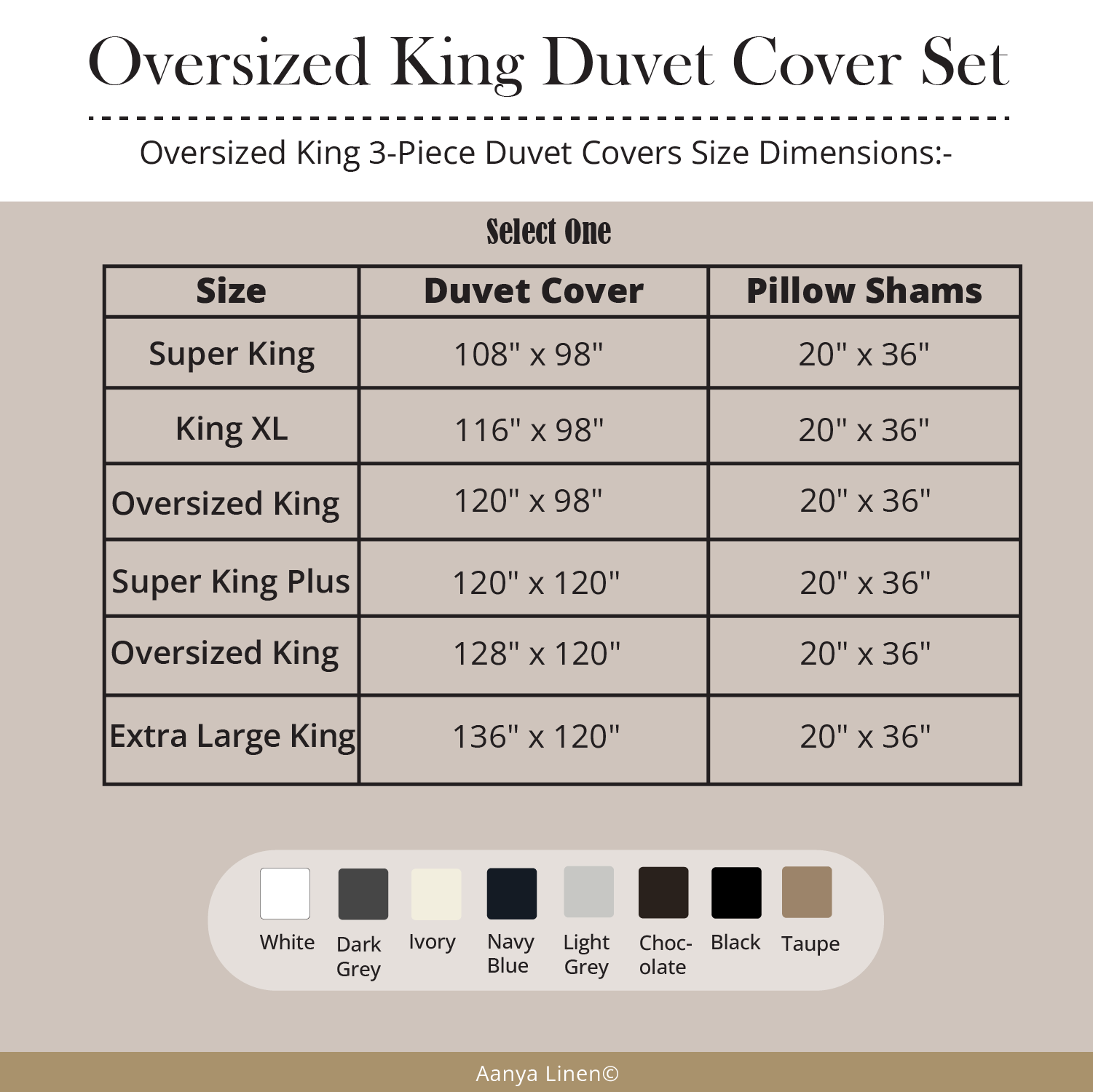 Oversized King Duvet Covers