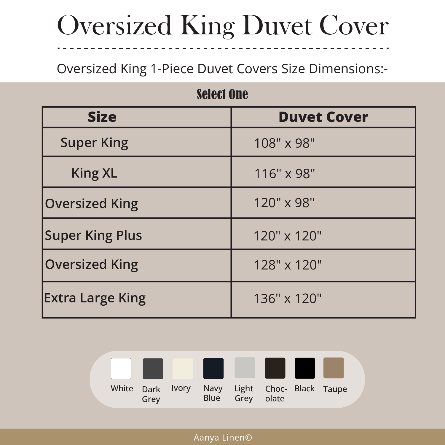 Oversized King Duvet Covers