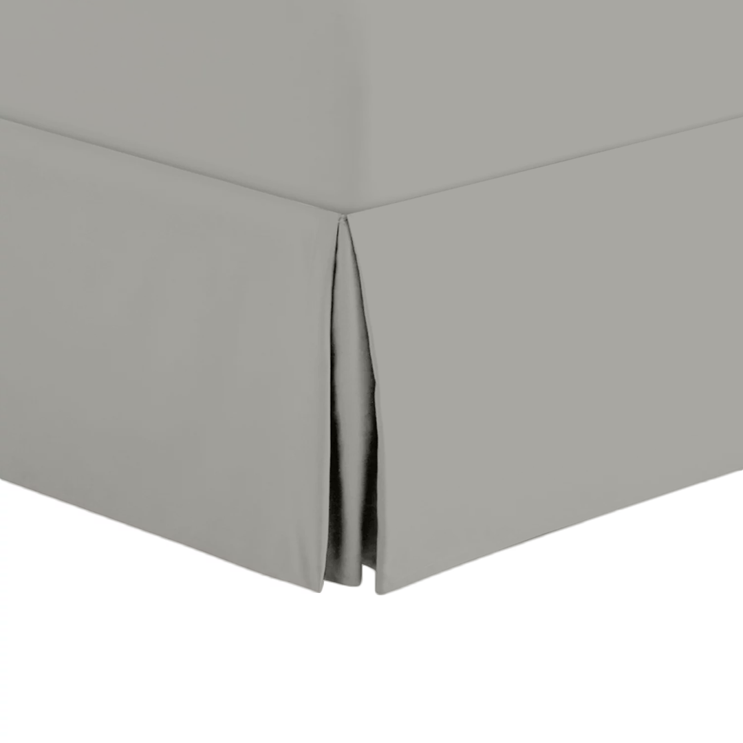 Silver Light Grey Bed Skirt Solid (Bliss 400TC)