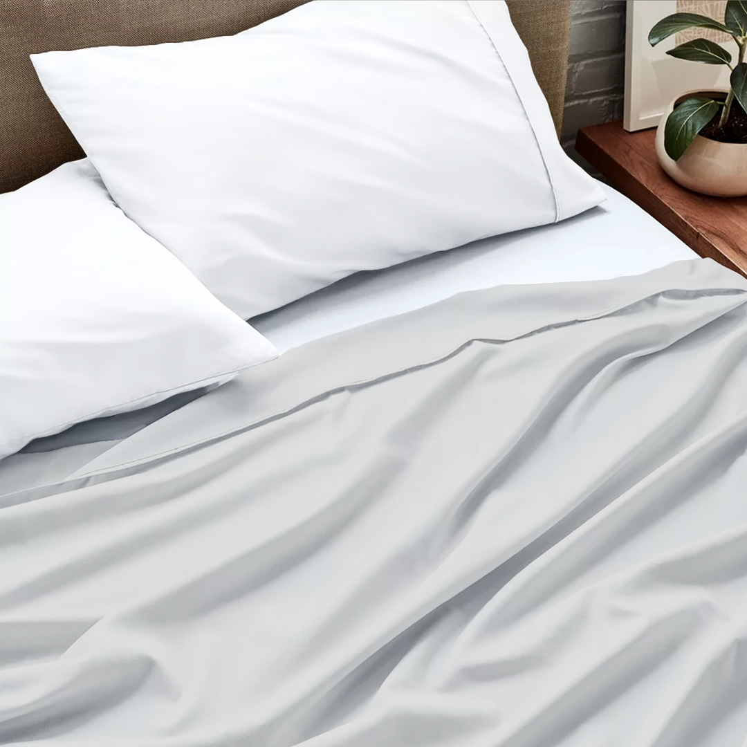 Oversized King Flat Sheets (1 -Piece) - 400 TC