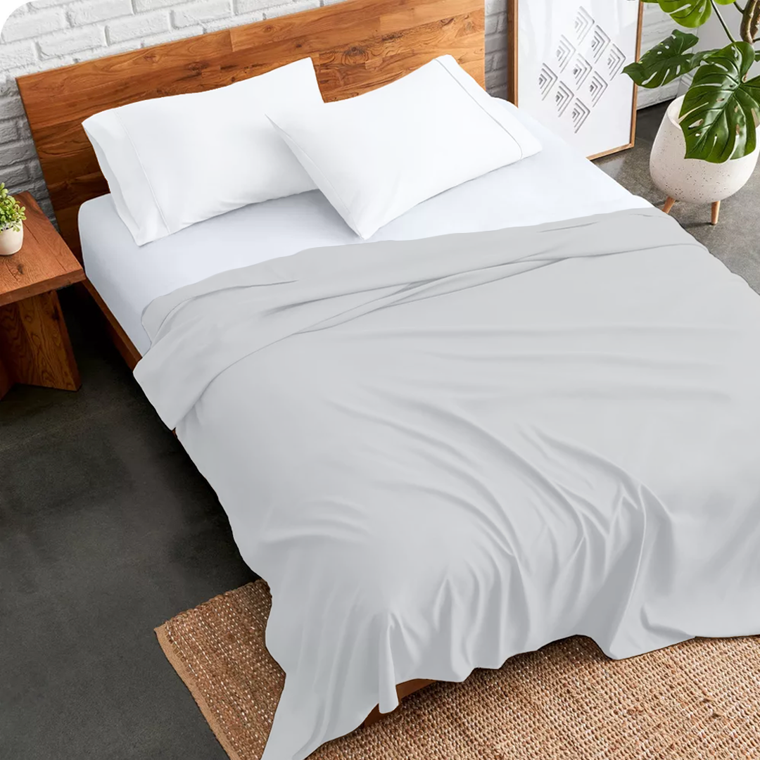 Oversized King Flat Sheets (1 -Piece) - 400 TC