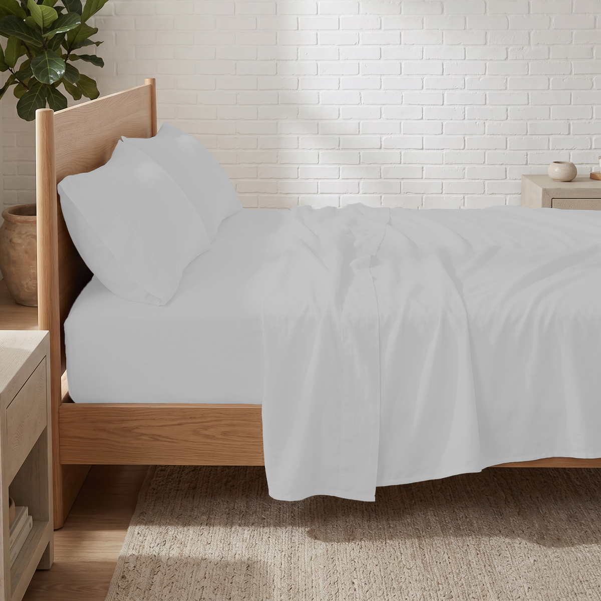 Silver Grey 600 Thread Count Sheet Set | 100% Cotton Sateen