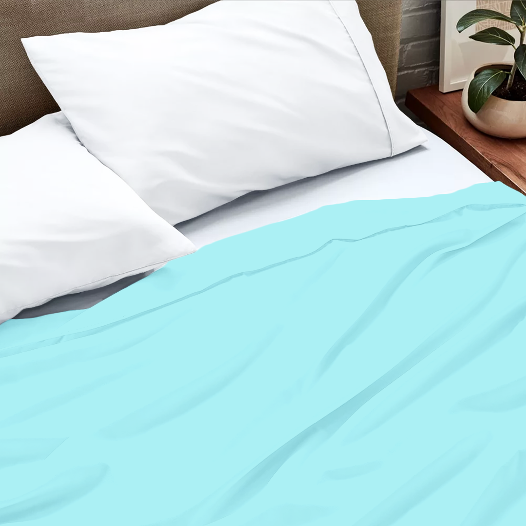 Oversized King Flat Sheets (1 -Piece) - 400 TC