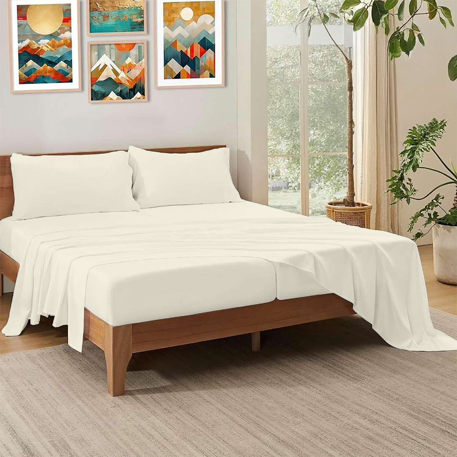 Ivory Split Sheet Sets