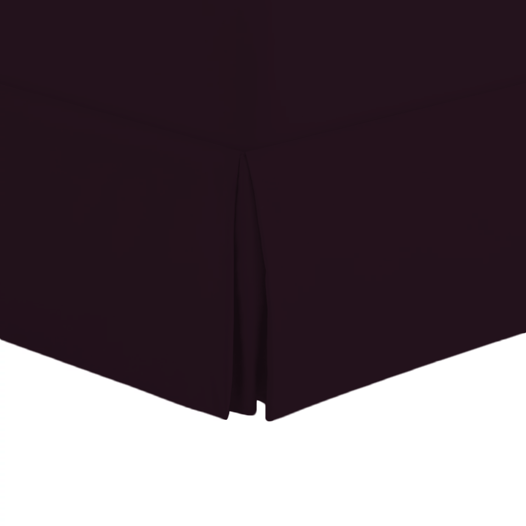 Comfy Wine Bed Skirt