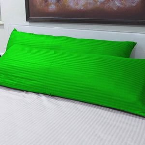  Parrot Green 20x54 Stripe Body Pillow Cover