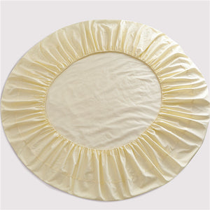 Ivory Round Fitted Sheet Only 