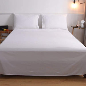 white waterbed sheets